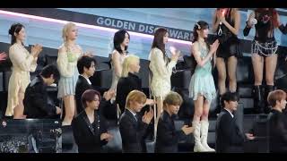 240106 GDA Idol Reaction NewJeans Best Digital Song  38th Golden Disc Awards [upl. by Cusick]