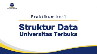 Tugas 1 Struktur Data  Universitas Terbuka [upl. by Kassie]