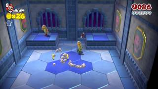 Super Mario 3D World Wii U  Fire Bros Hideout 3 Green Star [upl. by Brittani19]