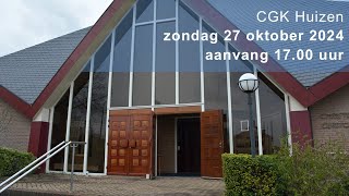 CGK Huizen  zondag 27 oktober 2024  1700 uur [upl. by Farlay]