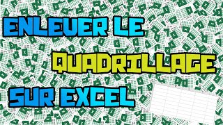 Comment enlever le quadrillage excel 2019 [upl. by Sucerdor]