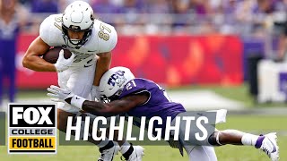 Colorado Buffaloes vs No 17 TCU Horned Frogs Highlights  CFB on FOX [upl. by Curzon106]