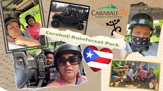 Carabali Rainforest Park UTVATV riding Family Puerto Rico Vacation 2022 [upl. by Ahseinek]