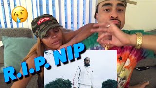 Nipsey Hussle  Racks In The Middle feat Roddy Ricch amp HitBoy Reaction [upl. by Lahcym]