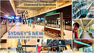 Sydney Metro Chatswood to Sydenham Australia’s First WorldClass Driverless Train Line [upl. by Yrome]