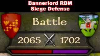 Bannerlord RBM Siege Defense  Flesson19 [upl. by Lacefield245]