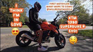 First Motovlog On My Brand New KTM 1390 Superduke R Evo First Thoughts And Why I Chose It [upl. by Anidem]