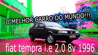 Review de Carro Fiat Tempra ie 20 8v 1996 [upl. by Alrad]