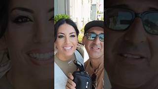 Elisabetta Gregoraci esce dall albergo direzione Aeroporto [upl. by Airdnoed]