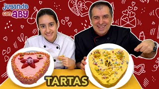 Hago TARTAS DE CORAZÓN para San Valentín  ABYCHEF [upl. by Suedama563]