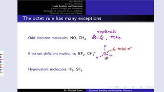 Exceptions to the Octet Rule  OpenStax Chemistry 2e 73 [upl. by Ericka381]