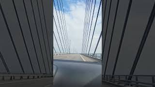 Øresund Bridge Denmark to Sweden [upl. by Nnylanna301]