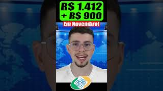 ✅APOSENTADOS recebem R1412  R900 EXTRA em novembro  Confira [upl. by Lavern]