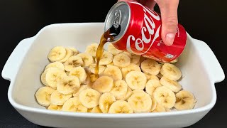 Schlagen Sie Coca Cola mit einer Banane auf Leckeres Dessert ohne Backen [upl. by Nahsab]