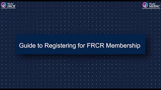 Struggling with FRCR membership registration [upl. by Ateekahs]