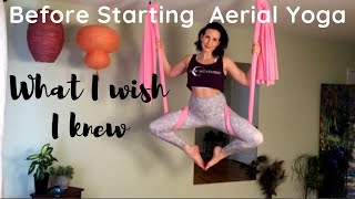 Aerial Yoga Tips What I wish I knew before I started [upl. by Artkele]