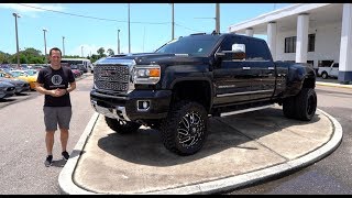 Is this 2019 GMC Sierra 3500HD Denali LIFTED truck done RIGHT [upl. by Alliuqat]