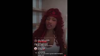 Nicki Minaj  IG Live 12202023  talks Billboard republic records amp Taylor swift [upl. by Kaspar185]