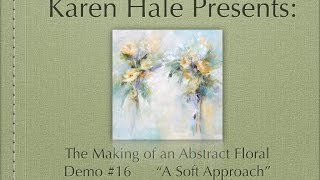 Impressionistic Floral Painting DemonstrationAbstract Acrylic Flower Demonstration [upl. by Sparrow]