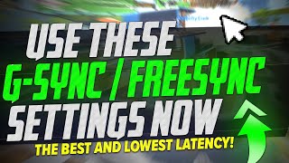 The BEST GSYNC settings are SO EASY and you NEED to try them GUIDE Freesync amp G Sync [upl. by Pearlstein610]