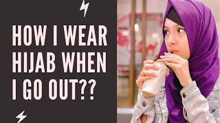 Easiest way of wearing a hijab My everyday go to hijab styles  Noshin Nower 💞 [upl. by Anoel345]