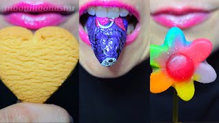 ASMR Eating Emoji Food Challenge TikTok Mukbang 먹방 [upl. by Fennessy]