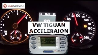 VW Tiguan 20 TDI 177 PS DSG 4Motion  acceleration 0100 kmh [upl. by Nitsej]