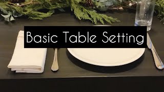 BASIC Table Setting How to set up the Table [upl. by Dahle399]