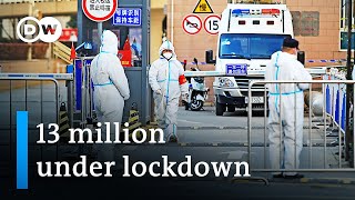 China Highest number of daily COVID cases since Wuhan outbreak  DW News [upl. by Noleta]