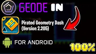 How to download amp install GEODE in Geometry Dash 2205 Android Works for both normal and pirated [upl. by Leirum]