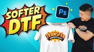 Youve Been Printing DTF Transfers WRONG Softer DTF Prints w Black Knockout Halftone Revealed [upl. by Deaner]