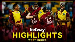 Highlights  West Indies v England  Holder Takes 4 Wickets in 4 Balls  5th Betway T20I [upl. by Lorie]