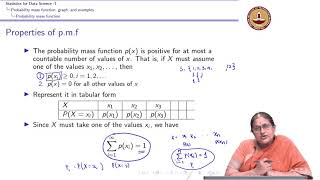 Lecture 84  Discrete random variables  Probability mass function properties [upl. by Nylahsoj]