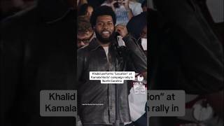 Khalid Performs quotLocationquot At Kamala Harris Rally In North Carolina  Billboard Shorts [upl. by Ebeohp194]