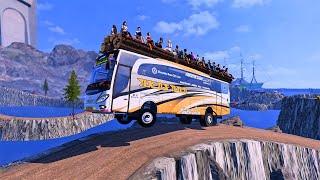 most dangerous in the world eps76 ETS2 ets2 extreme dangerousroad [upl. by Sila]