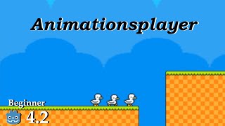 Create animations only with animationsplayer  Learn Godot 4 2D  no talking [upl. by Janine]