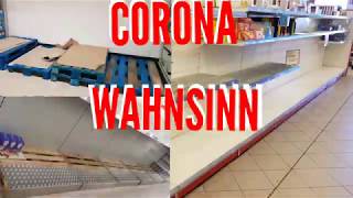 CORONA TOILETTENPAPIER WAHNSINN Deutschland  Hamsterkäufe  Covid 19 Pandemie weltweit leere Regale [upl. by Soni]