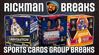 💥 ROOKIE BLANK SLATE GOLD GALORE💥 Monday Night Rickman LIVE Group Breaks  NBA 🏀 NFL 🏈 [upl. by Tingey]