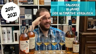 Talisker 10 vs Talisker 10 Whisky Vergleich  von 2011 bis heute  Verkostung  Friendly Mr Z [upl. by Eisiam383]