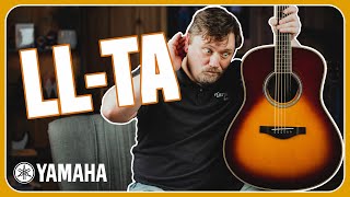 Yamaha LLTA TransAcoustic Guitar Review  Reverb Sounds That Shouldnt Be Possible On An Acoustic [upl. by Yllier791]