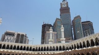 The Biggest Clock In The World  Abraj Al Bait  Mecca In Saudi Arabia [upl. by Cramer]