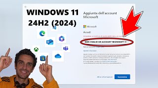 ⭐ COME INSTALLARE WINDOWS 11 24H2 HOME  PRO SENZA ACCOUNT MICROSOFT O CONNESSIONE INTERNET [upl. by Farant755]