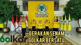 SENAM SERENTAK HUT KE 60 PARTAI GOLKAR senam PartaiGolkar SenamPartaiGolkar [upl. by Aylat]