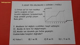 5SINIF KUVVETİN ÖLÇÜLMESİ SORU ÇÖZÜM  FEN BİLİMLERİ [upl. by Adnav613]