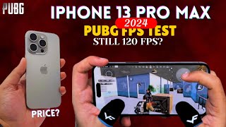 IPhone 13 Pro Max PUBG FPS Test 2024🔥 IPhone 13 Pro Max Sensitivity Pubg  PUBG MOBILE [upl. by Leiria]