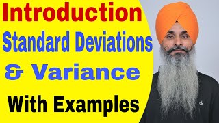 Standard deviation and Variance Full Introduction with examples  BCA MATH SEM 1 [upl. by Gaw611]