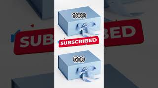 Choose 1 gift 🎁 box ☑️  ••√ 500 Vs 1000 viral short [upl. by Huesman]