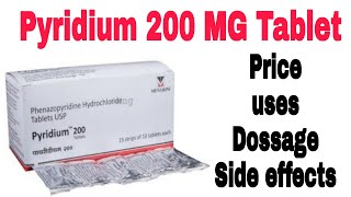 Pyridium 200 Tablet benefit amp uses  medical gyan [upl. by Rothstein]