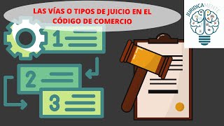 LAS VÍAS O TIPOS DE JUICIO EN EL CÓDIGO DE COMERCIO [upl. by Atarman]