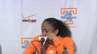 Meighan Simmons Bashaara Graves and Andraya Carter Florida Postgame Interview 12314 [upl. by Marpet932]